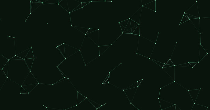 Network Mesh Procedural Art background illustration