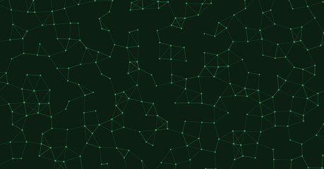 Fototapeta premium Network Mesh Procedural Art background illustration