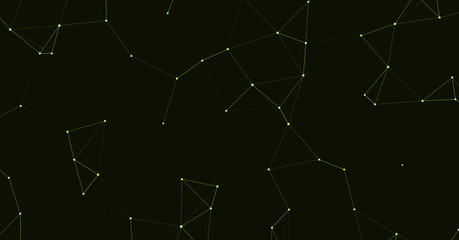 Network Mesh Procedural Art background illustration