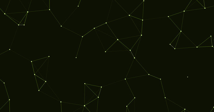 Network Mesh Procedural Art background illustration