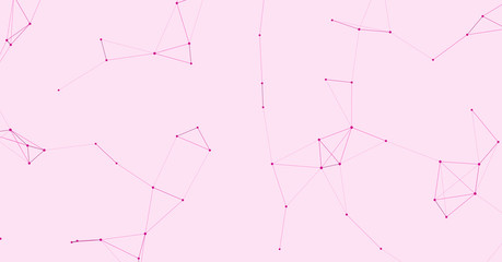 Network Mesh Procedural Art background illustration