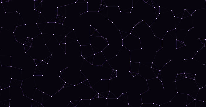 Network Mesh Procedural Art background illustration