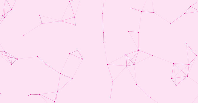 Network Mesh Procedural Art background illustration