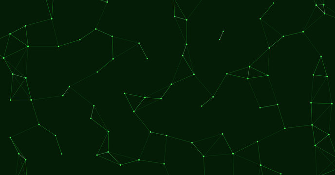 Network Mesh Procedural Art background illustration