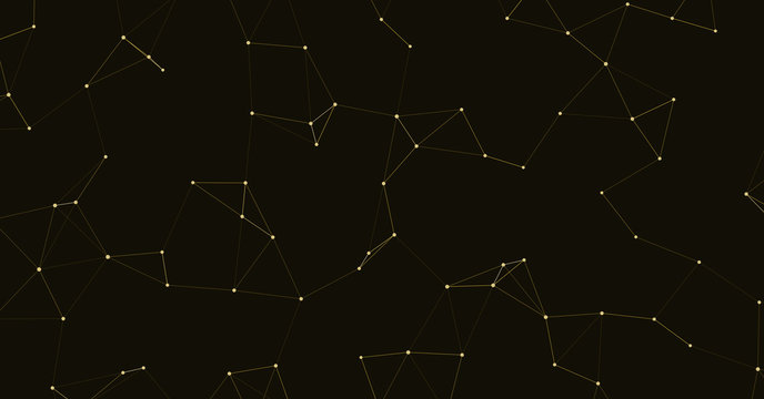 Network Mesh Procedural Art background illustration