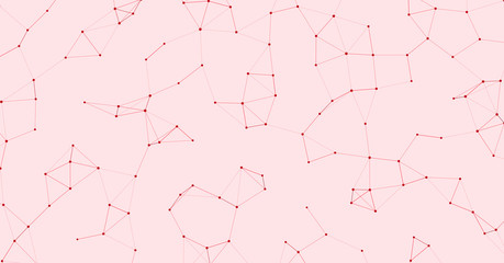 Network Mesh Procedural Art background illustration