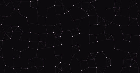 Network Mesh Procedural Art background illustration