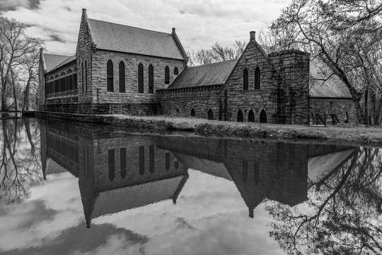 Pump House Reflection