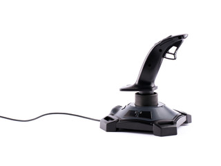 joystick control isolated on a white background.