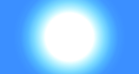 Blue gradient with white circle middle on the background