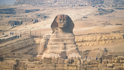 The Great Pyramids In Giza Valley and sphinx, Cairo, Egypt