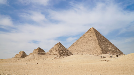 The Great Pyramids In Giza Valley and sphinx, Cairo, Egypt