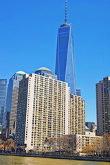 Fototapeta na wymiar World Financial Center at Battery Park City in Lower Manhattan