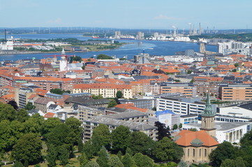 view of aalborg denmark