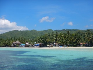 Beach next to the island Siquijor, Philippines