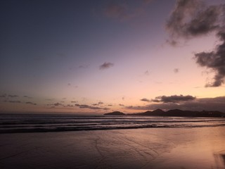 nuvens praia