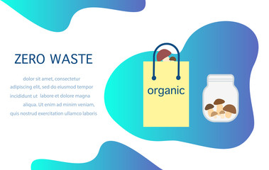 Eco friendly lifestyle Zero waste Reusable product