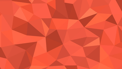 Abstract polygonal background, Tomato geometric vector