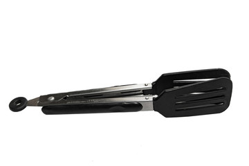 Culinary tongs isolated on a white background