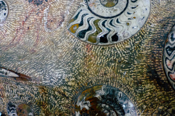 Stones texture and background, Rock texture, Low key.