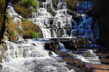 The beauty of the cascades found in the Caracol park in Canela in Rio Grande do Sul, Brazil.
