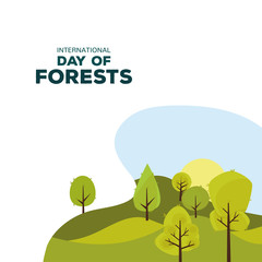 Forest day poster