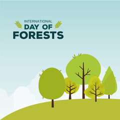 Forest day poster