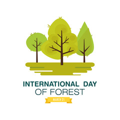 Obraz premium Forest day poster