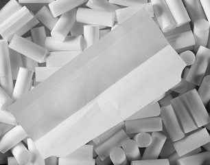 Filters cigarettes and paper for tobacco background and texture
