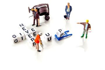 never give up on what you really want to do