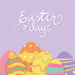 Happy easter day card