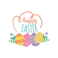 Happy easter day card