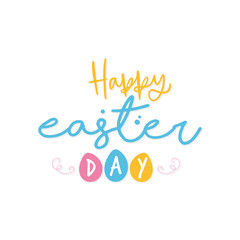 Happy easter day card