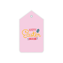 Easter day label