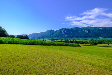 Alpine Scenery. Landscape of Carinthian Alps in Austria