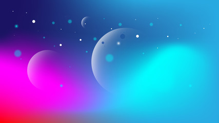 Naklejka premium Bokeh background with dot elements. This modern minimalist-themed background is suitable for wallpaper, banners, posters and website landing pages.