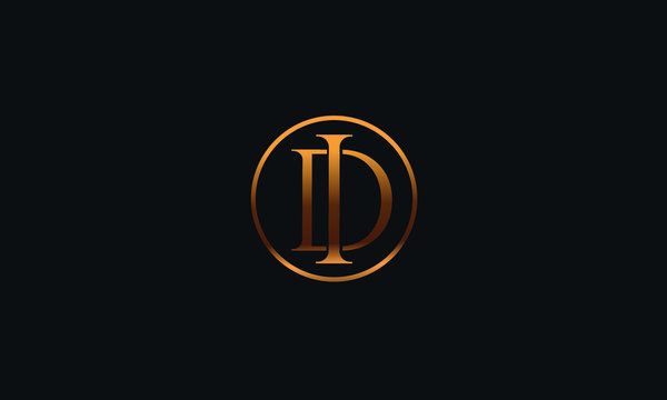 ID DI I D Letter Logo Alphabet Design Template Vector