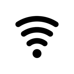 Wifi icon vector. Wireless internet WIFI sign.