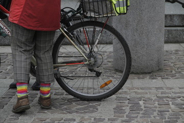 Bike in an urban environment