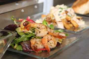 Grilled Shrimp Salad