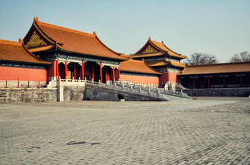 Fototapeta premium Forbidden City. China. Little vacation.