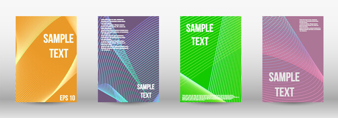 Geometric template with lines 