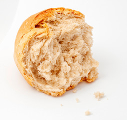 Close up shot of a bread