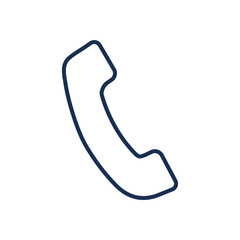 Isolated phone line style icon vector design
