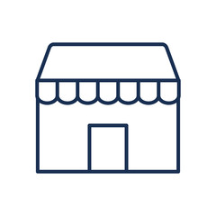 store line style icon vector design