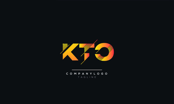 KTO Letter Logo Design Template Vector