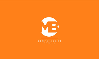 MB Letter Logo Design Template Vector