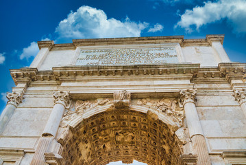 Fototapeta premium Arco de Constantino en Roma, Italia