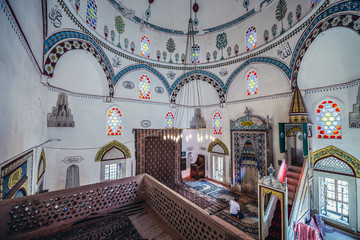  Interior of 17th century Koski Mehmed Pasha Mosque in Mostar, Bosnia and Herzegovina