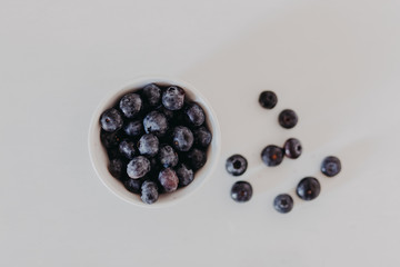 blueberries in a bowl